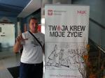 Legia Warszawa Hockey Team wspiera ogólnopolską kampanię społeczną "Twoja krew - Moje życie"